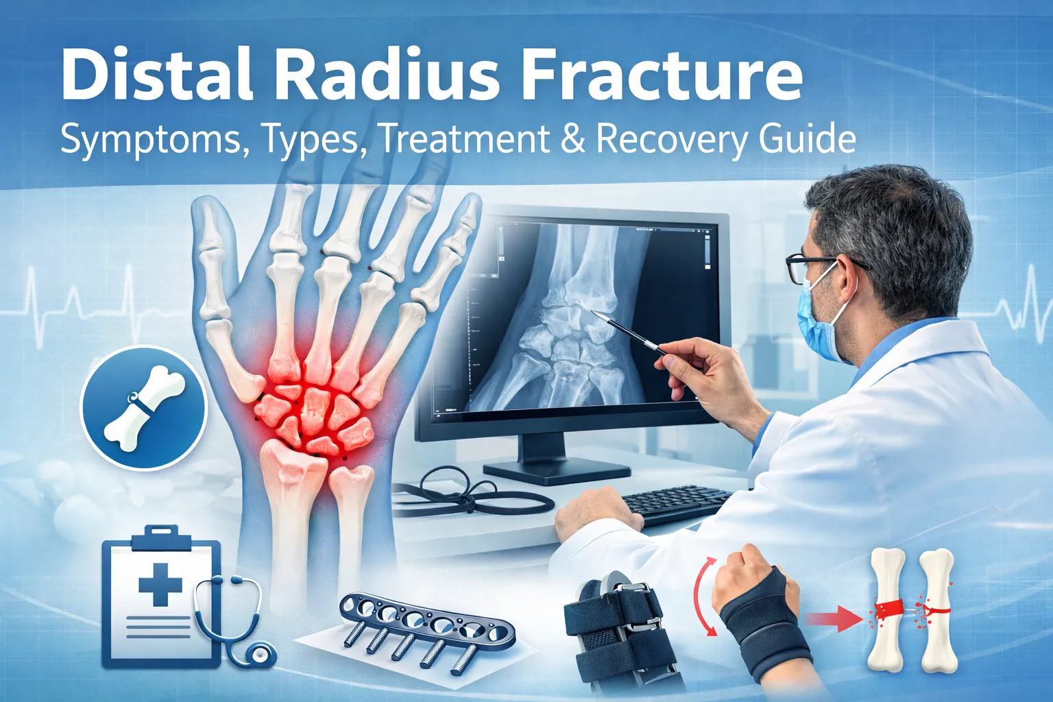 Distal Radius Fracture: Symptoms, Types, Treatment & Recovery Guide