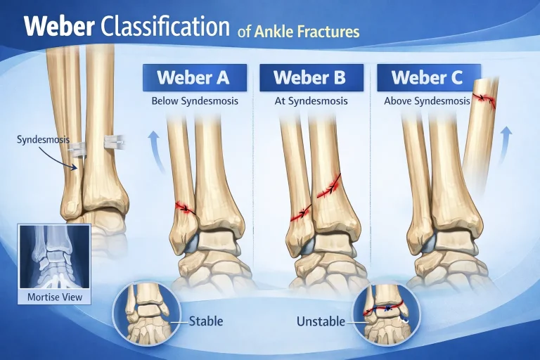 Weber Classification of Ankle Fractures