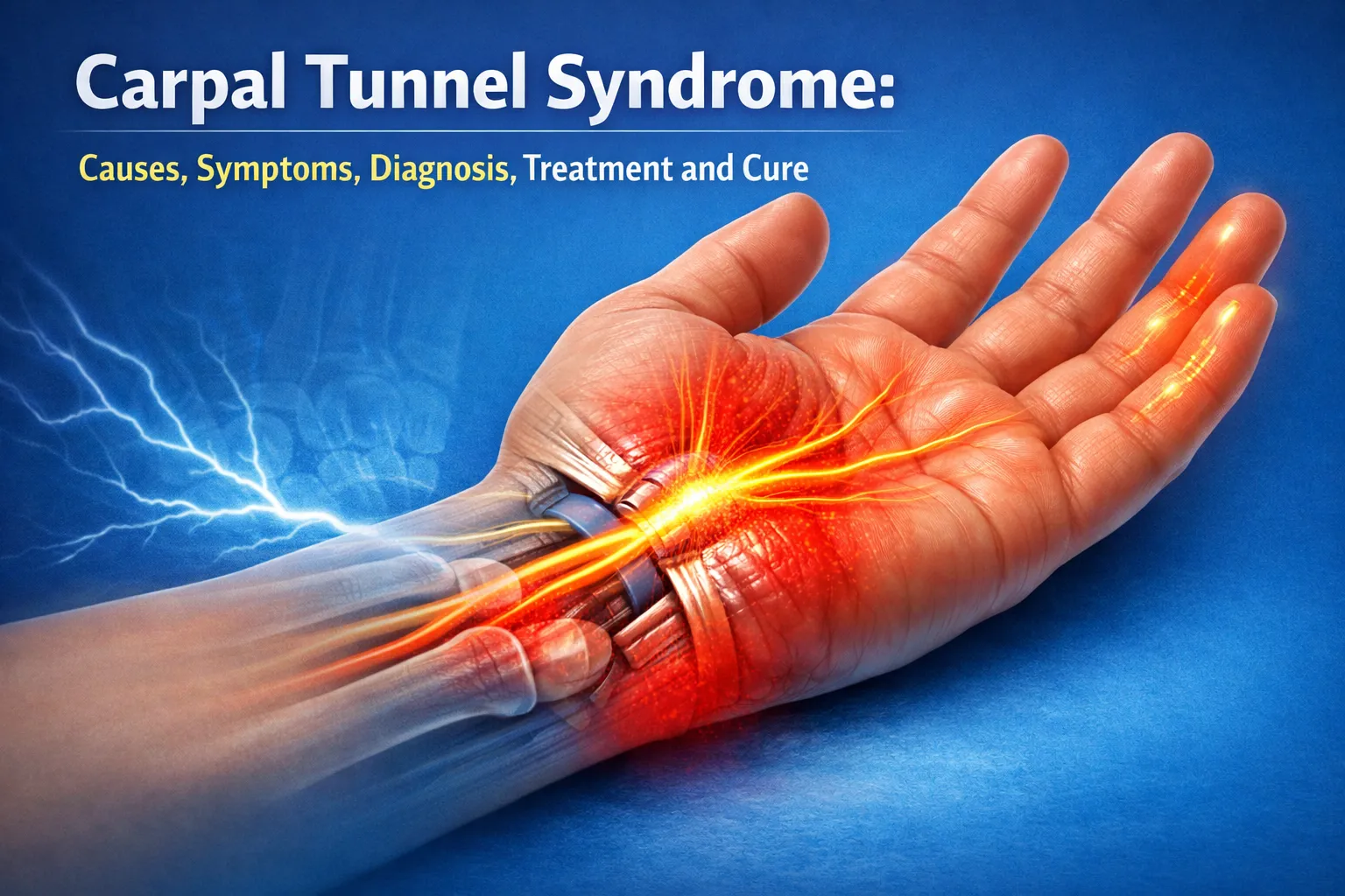 Carpal Tunnel Syndrome: Causes, Symptoms, Diagnosis, Treatment and Cure