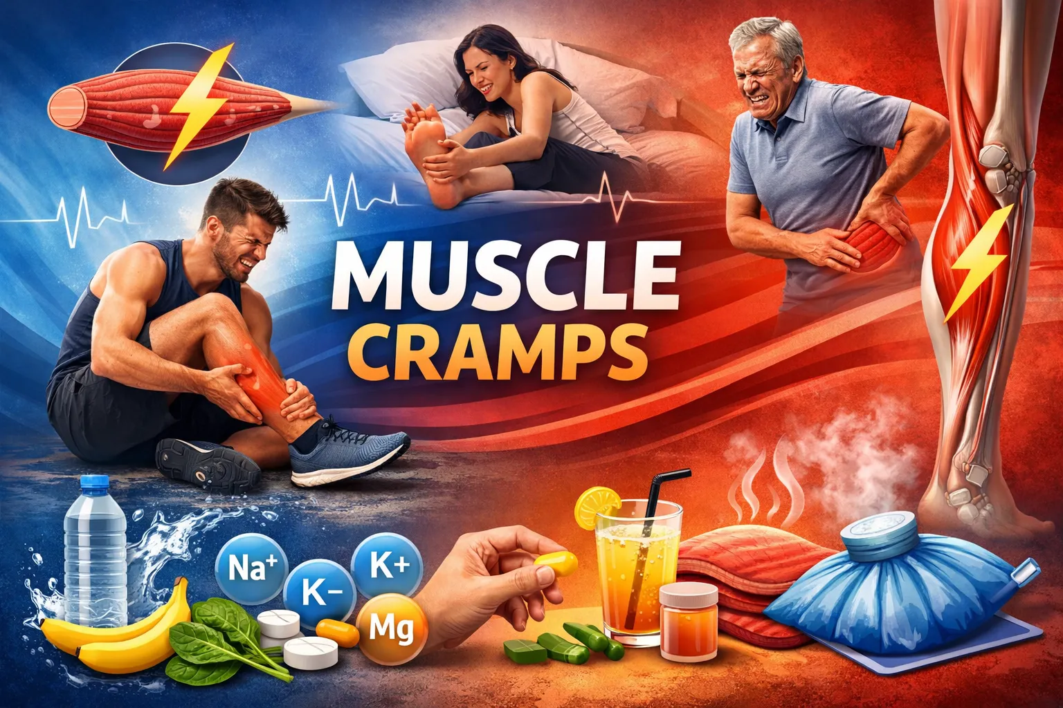 Muscle Cramps: Causes, Symptoms, Home Remedies