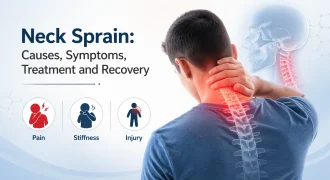 Neck Sprain- Causes, Symptoms, Treatment and Recovery